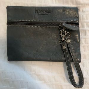Italian Leather wristlet